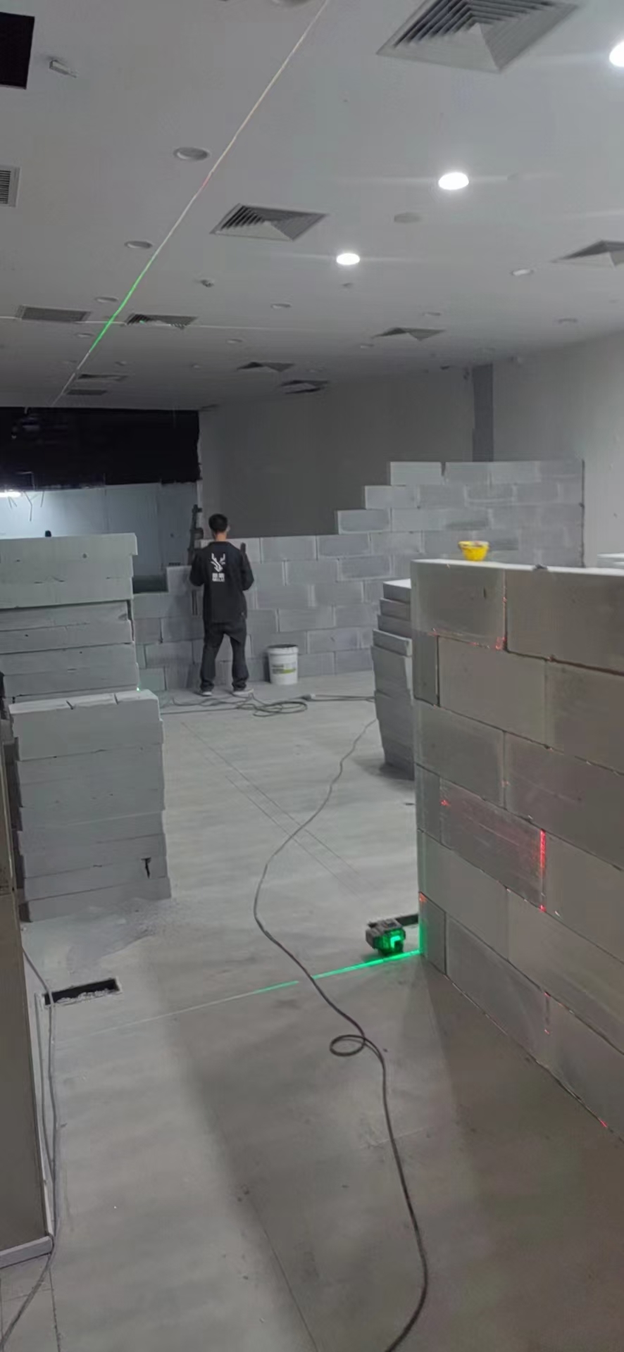 泡沫砖隔墙材料